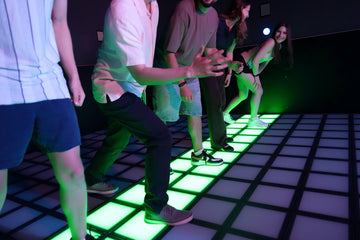 People playing floor is lava Sydney indoor activities game at Power Play venue